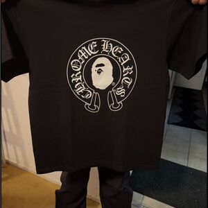 Chrome Hearts bape t shirt men’s small